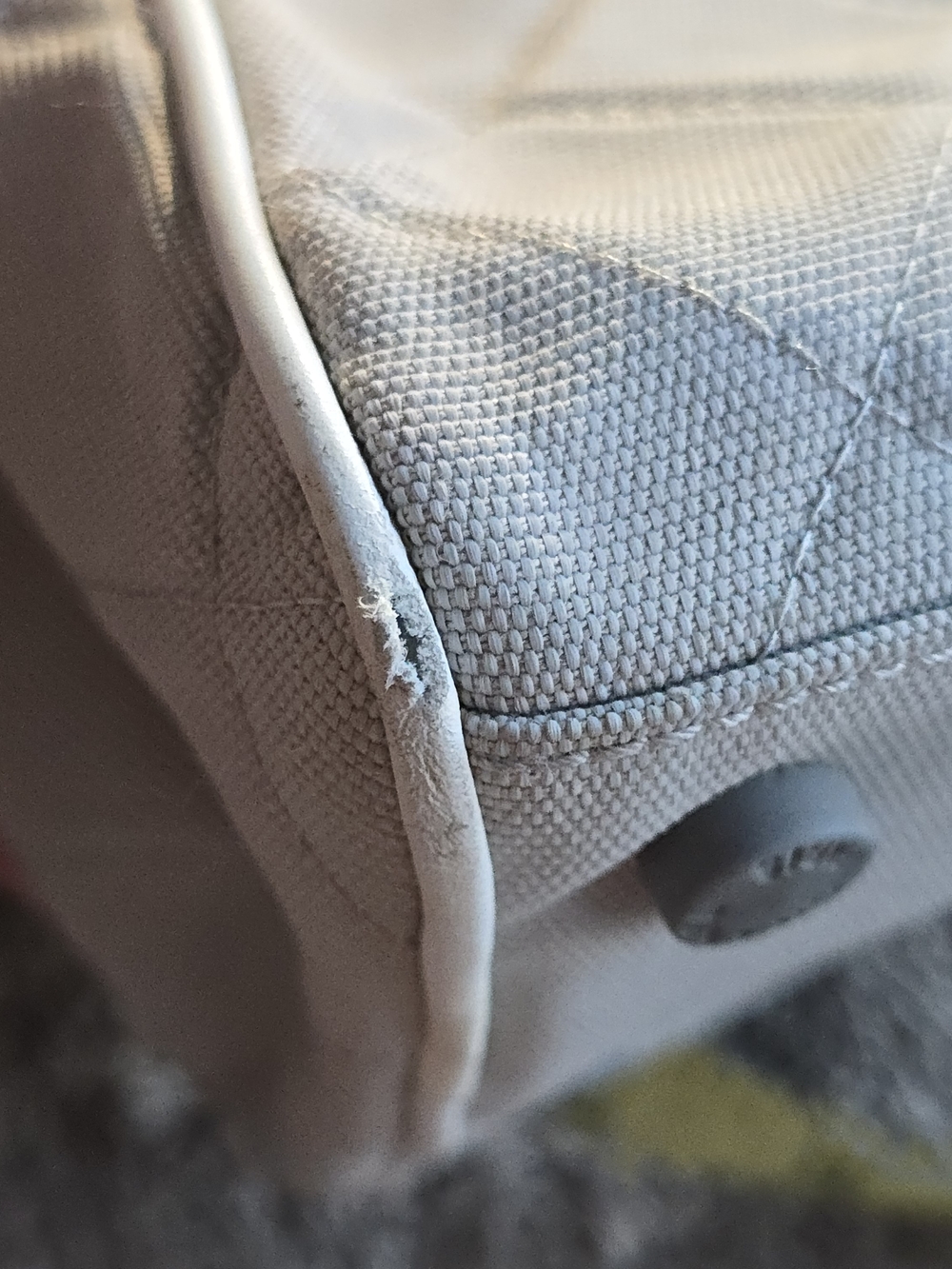CHANEL Quilted Top-Handle Bag in Light Gray - Picture 12 of 12